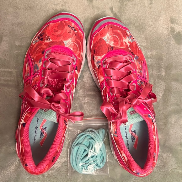 asics floral sneakers
